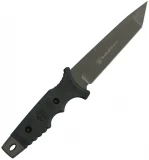 Smith & Wesson Fixed Blade Tanto 9Cr17 Carbon Steel HL1 Carbon w/Lanyard Hole & Ambidextrous Sheath