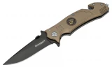 Magnum by Boker Sergeant Pocket Knife with Glass Breaker and Belt Cutter