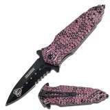 Tac-Force Spring Assist Knife Snake Venom Spike - Purple