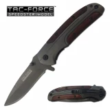 Tac Force TF-889 Linerlock A/O Folding Knife Drop Blade Steel Handle W