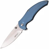 MTech USA Manual Folder w-Ball Bearing Pivot 3.5inBlade-Blue MT-1035BL