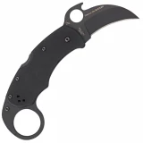 Spyderco Karahawk, 2.29" VG10 Black Blade, Black G10 Handle - C170GBBK