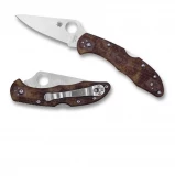 Spyderco Delica 4 Folder 2.88 in Plain Desert Camo Zome FRN