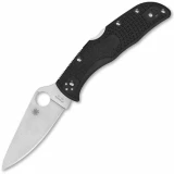 Spyderco Endela, 3.41" Plain VG10 Blade, Black FRN Handle - C243PBK