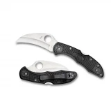 Spyderco Tasman Salt 2 Folder 2.8 in Plain Black FRN Handle