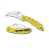 Spyderco Tasman Salt 2 Folder 2.8 in Plain Yellow FRN Handle