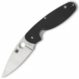 Spyderco Emphasis, 3.58" Plain Blade, G10 Handle - C245GP