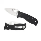 Spyderco Lil Temperance Folder 2.9 in Plain Black G-10 Hndl