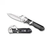 Spyderco Lil Sub-Hilt Folder 3.1 in Plain Black G-10 Handle