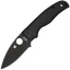 Spyderco Shaman, 3.5" Black S30V Plain Blade, G10 Handle - C229GPBK
