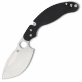 Spyderco Parata Folder 3.46 in Plain Black G-10 Handle