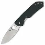 Spyderco Brouwer Folder 2.77 in Plain Black G-10-Titanium