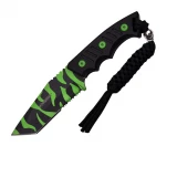 Z-Hunter Fixed Blade Knife w/ Zombie Camo Plain Blade