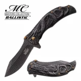Masters Collection Spring Assisted Stonewash Folding Knife