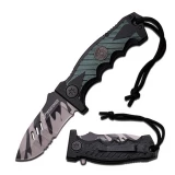 US Marines 5" Spring Assisted Folder with Urban Camo Blade, M-A1041UC