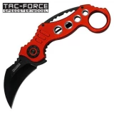 Tac Force TF-578RD Tactical Assist Opening Folder 5.25in Closed