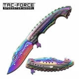 Tac Force Spring Assisted Knife Rainbow Folder, TF-864RB