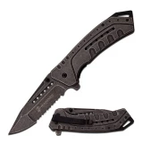 US Marines 5" Folder with Stonewash Blade and Handle, M-A1044SW
