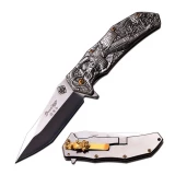 Master Collection 3.75" Assisted Stainless Steel LaserEtch Folder