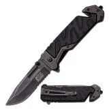 M-Tech Xtreme USA Spring Assisted Folding Knife w/Black G10 Handle, MX