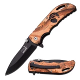 Elk Ridge Spring Assisted Knife 4.5" w/Outdoor Camo Handle