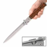 Monster Pakawood Stiletto Folding Knife