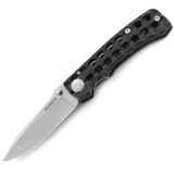 Ruger Go-N-Heavy R1801 Folder with Hard Anodized Handle, Stonewash Plain