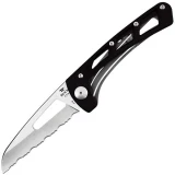 Buck Knives 276769 Vertex, Black Aluminum Handle, ComboEdge