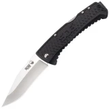 SOG TD1011 Traction Folding Knife, 3.5" Satin Blade, Black GRN Handle