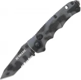 Schrade SC60MCTS Mini Folding Knife, Partially Serrated