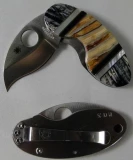 Spyderco C29P With Mammoth Tooth, MOP, Onxy