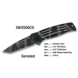 Smith & Wesson S&W Camo Frame Lock, Serrated