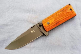MM1911 Standard Folding Knife w/Black Titanium Nitride Coated 440C Bla