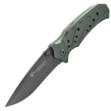 Smith and Wesson SWA23 Extreme Ops Linerlock Silver Clip Point Blade F