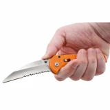 SOG Flash Rescue Pocket Knife (Satin Combo Edge with Orange Handle)