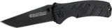 2012 Smith & Wessson Extreme Ops Black Clip Point Blade, Black G10 Handle w