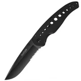 Kershaw Knives Vapor III - Black Serrated Pocket Knife