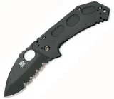 Ka-bar Knives FIN Folding Drop Point Serrated Fixed Blade Knife