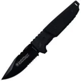 Smith & Wesson CK42BS Black Blade & Handles w/ Nylon Sheath