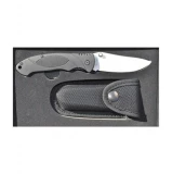 Stone River White Cermanic Folder with Rubber Handle Single Blade Pock