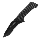 Smith & Wesson Extreme Ops, Large, Black G-10 Honeycomb, Black Blade