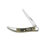 Case Cutlery Olive Green Jig Bone Texas Toothpick