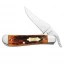 Case Cutlery Russlock Brass Shield Autum Jiggd Bone