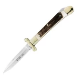 PUMA Knives Medici Plain Edge Pocket Knife with Stag Handle
