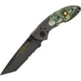 Schrade U.S. Army Pocket Knife with Camo & Titanium Coated Stainless H