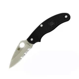 Spyderco UK Pocket Knife with FRN Leaf Black Handle