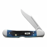 Case Cutlery CopperLock Mini Ocean Blue Barnboard Pocket Knife