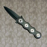 Pocket Knife with Stainless Steel Blade and Aluminum Handle