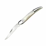 Queen Cutlery Mini Toothpick Mother of Pearl Single Blade Pocket Knife