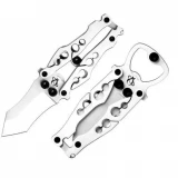 Mantis Bottleneck - Single Tip Bead Blasted Single Blade Pocket Knife